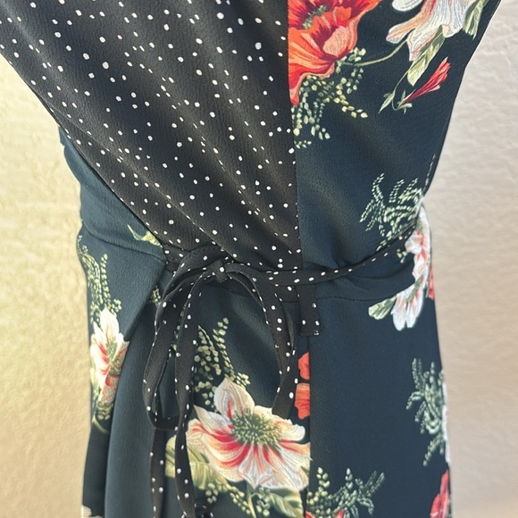Topshop Floral Wrap Slip Dress 0018 - Picture 7 of 10